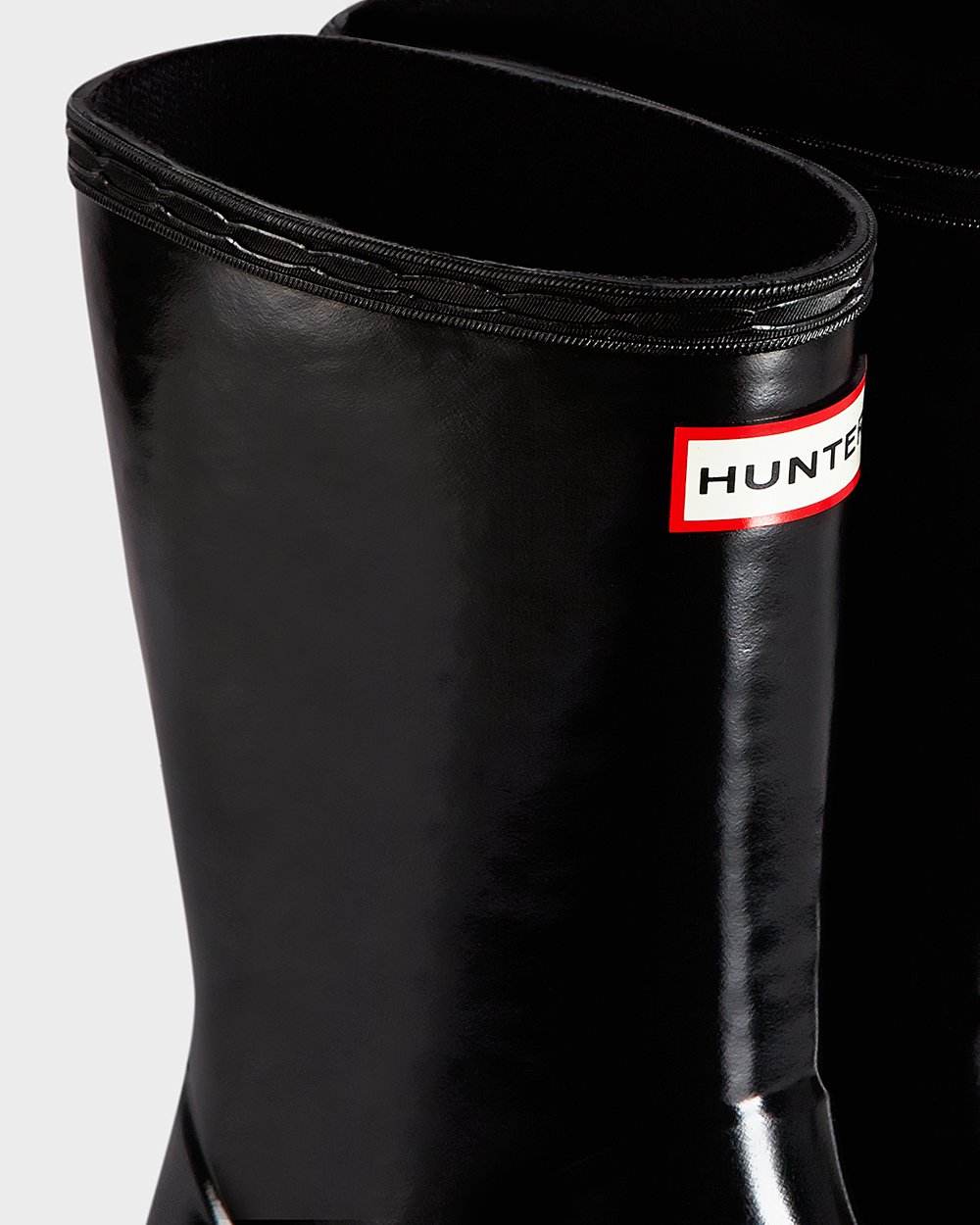 Kids Hunter Rain Boots Black - Original First Classic Gloss - 5479280-ZI